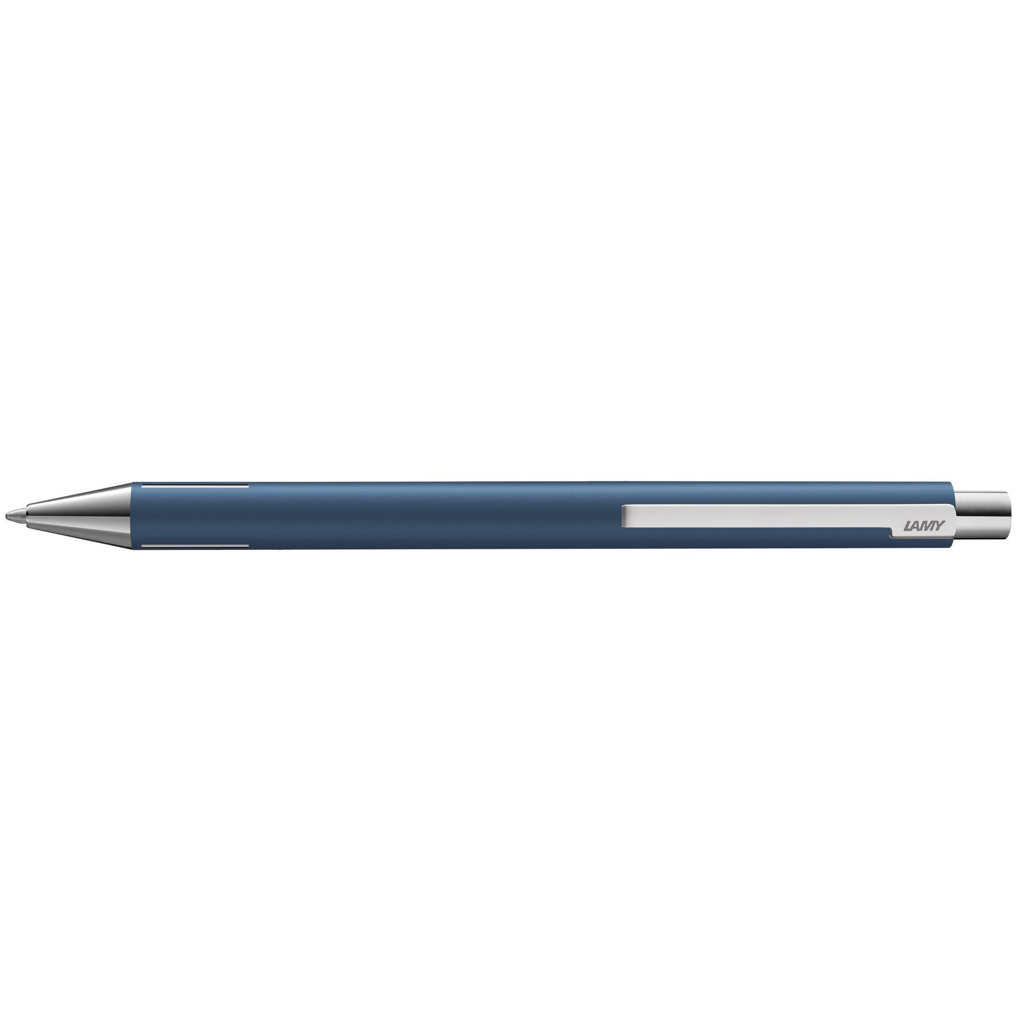 LAMY Kugelschreiber LAMY econ indigo matt Kugelschreiber Clip Griffzone Großraummine LAMY