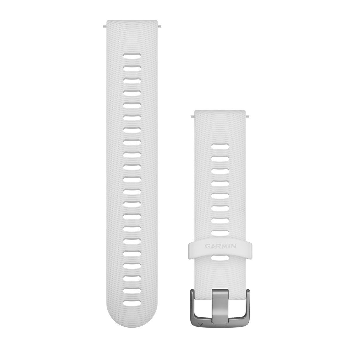 Garmin Smartwatch-Armband Ersatzarmband 20mm Silikon Weiß/Edelstahl günstig online kaufen