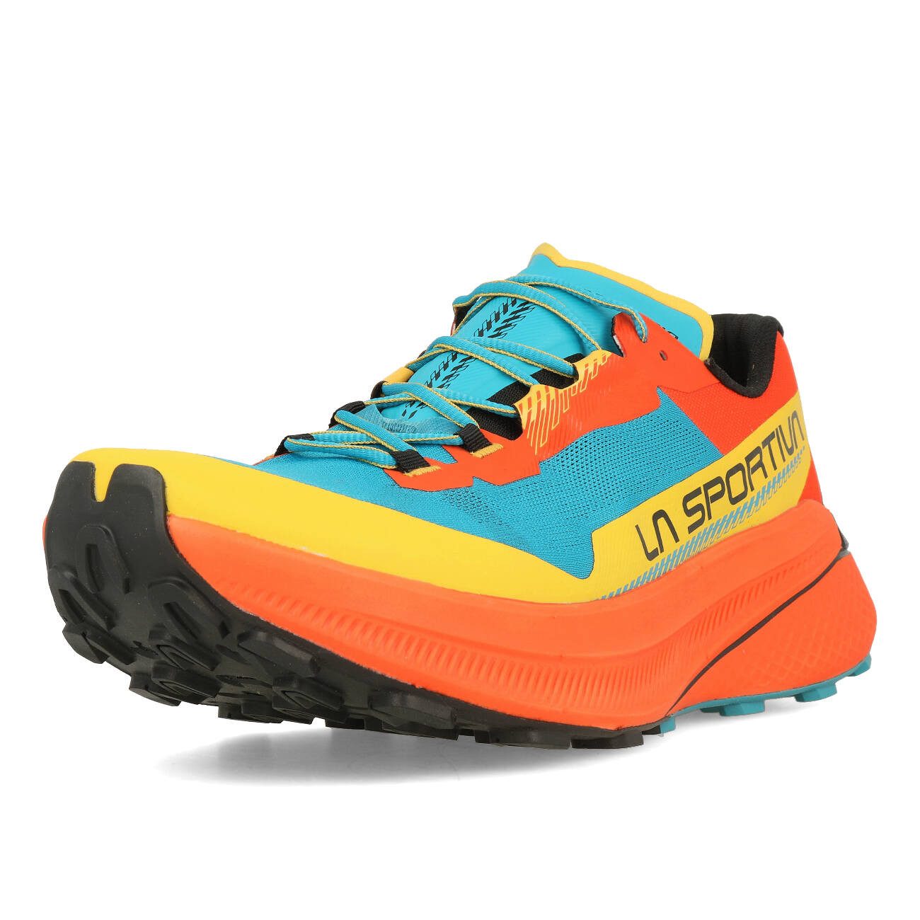 La Sportiva La Sportiva Prodigio Herren Tropic Blue Cherry Tomato Laufschuh