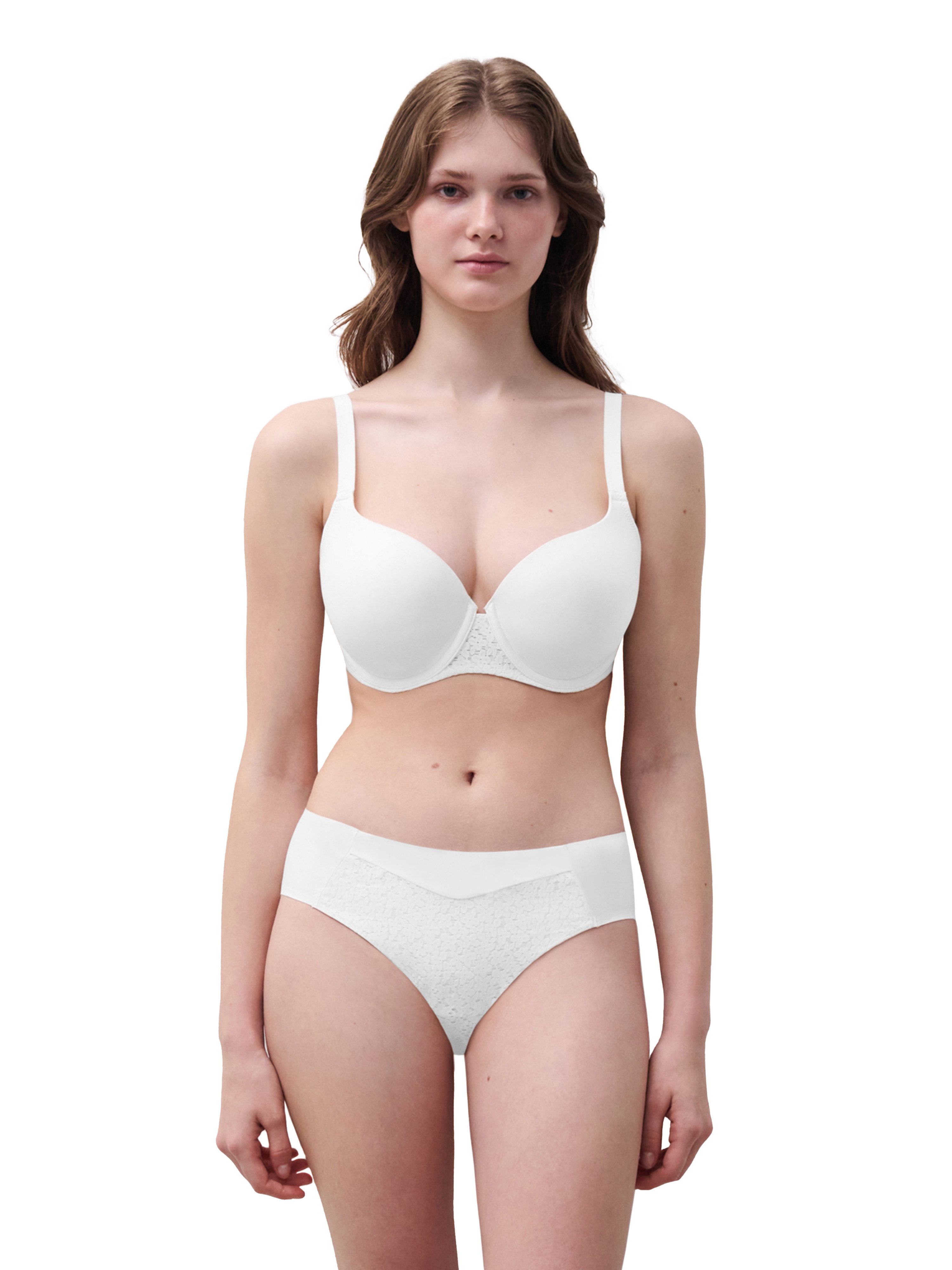 Chantelle T-Shirt-BH NORAH weiche Spitze, blickdichtes Gewebe
