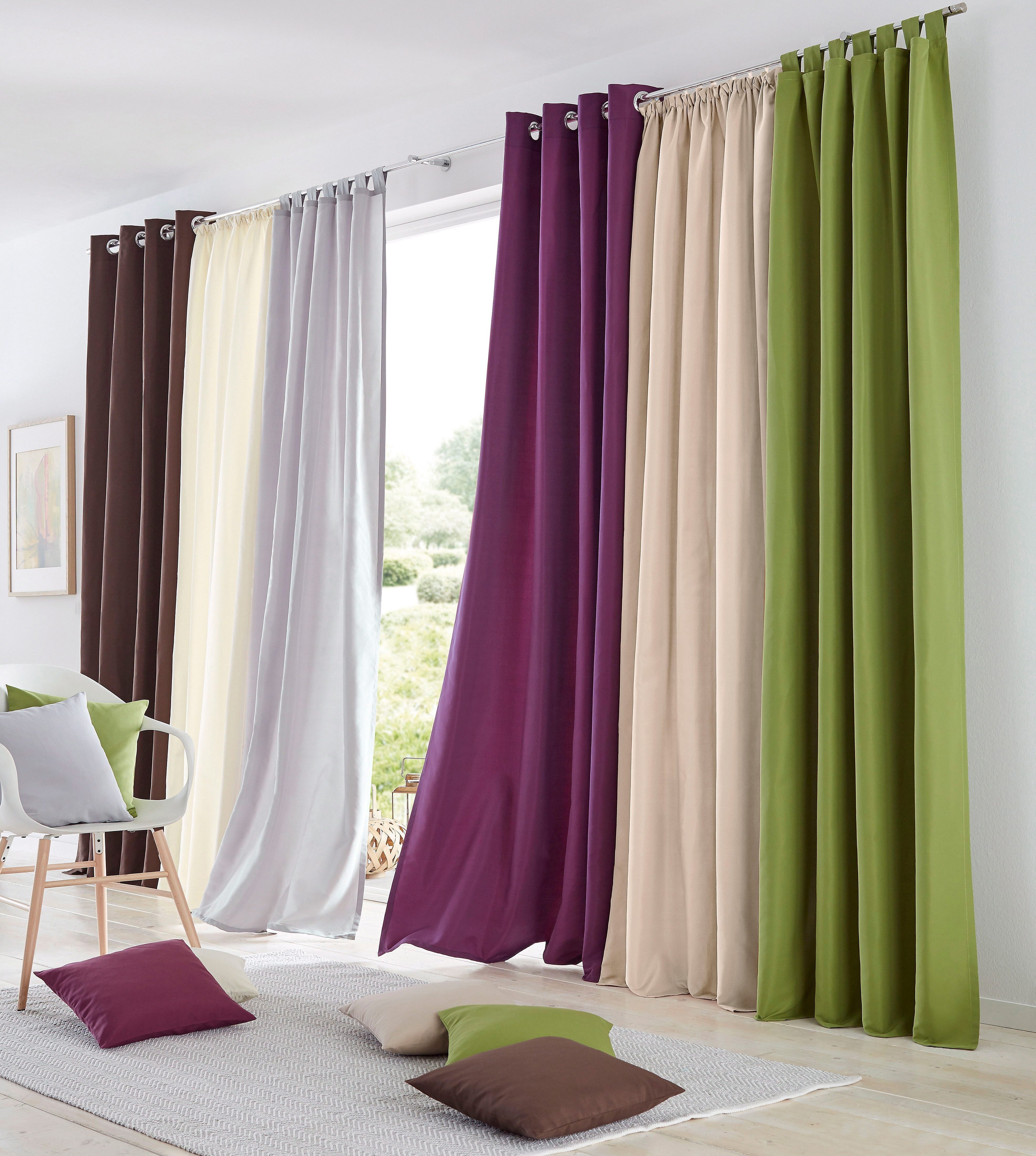 OTTO home Dekokissen Raja, einfarbig, Kissenhüllen ohne Füllung, 40 x 40 cm, 2er-Set, Mikrofaser