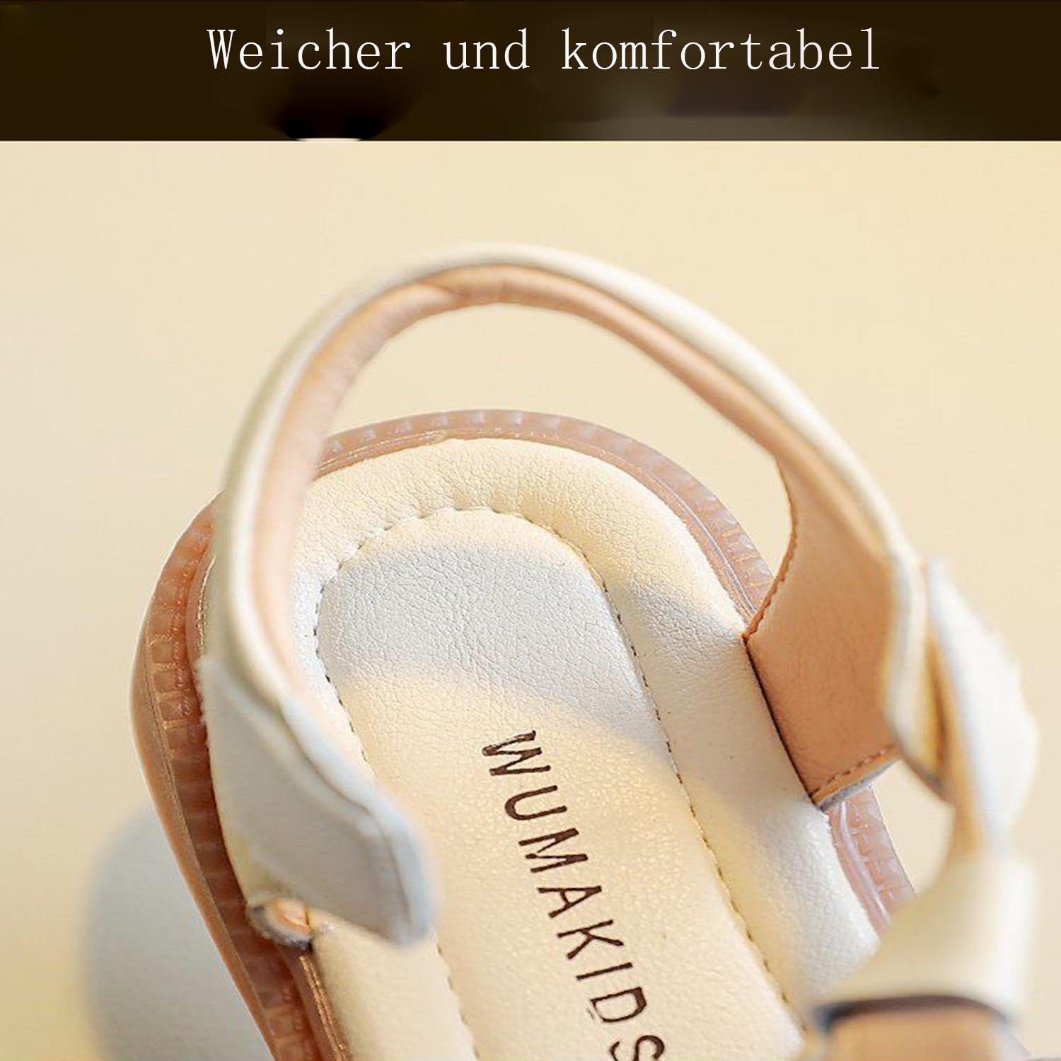 Rosa Sommer Mädchen Daisred Schuhe Babyschuhe Sandale Flach
