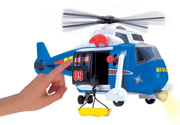 Dickie Toys Spielzeug-Hubschrauber, mit drehbarem Rotor, Licht und Sound