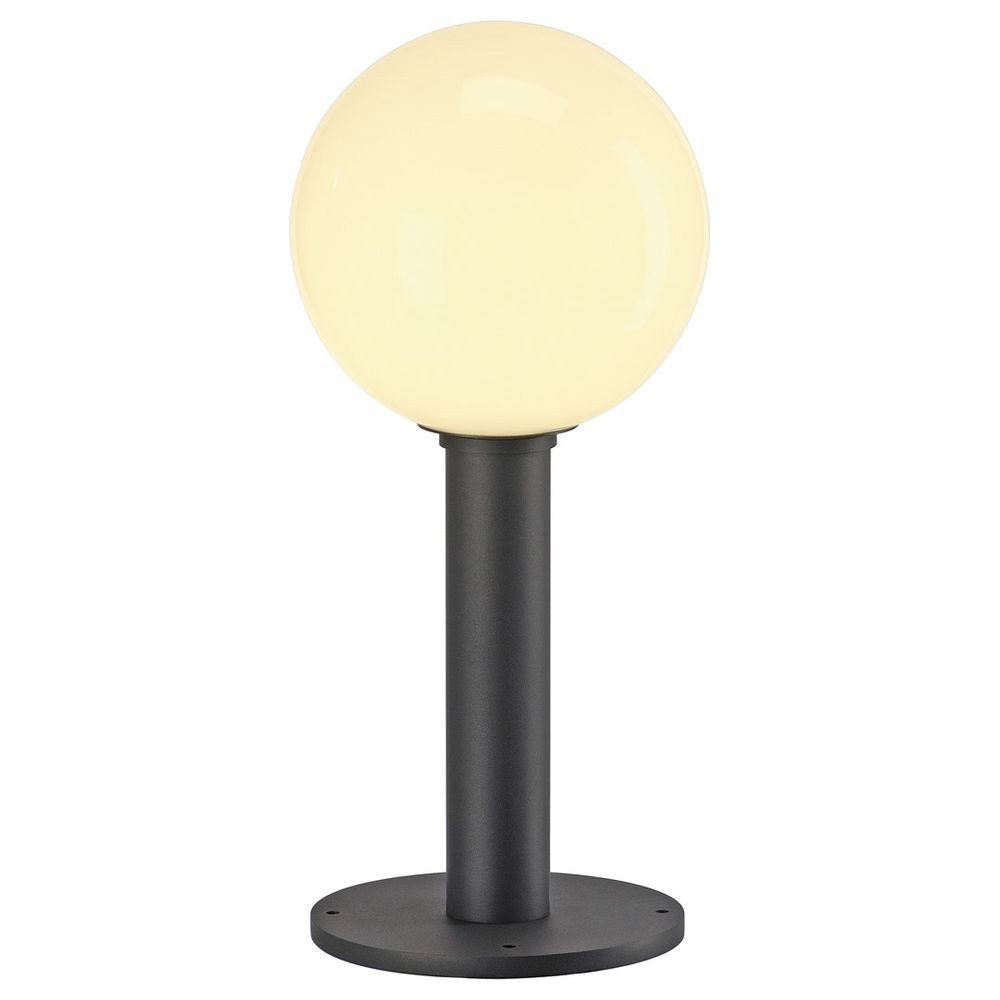 SLV Außen-Stehlampe Sockelleuchte Gloo Pure Pole in Anthrazit E27 IP44