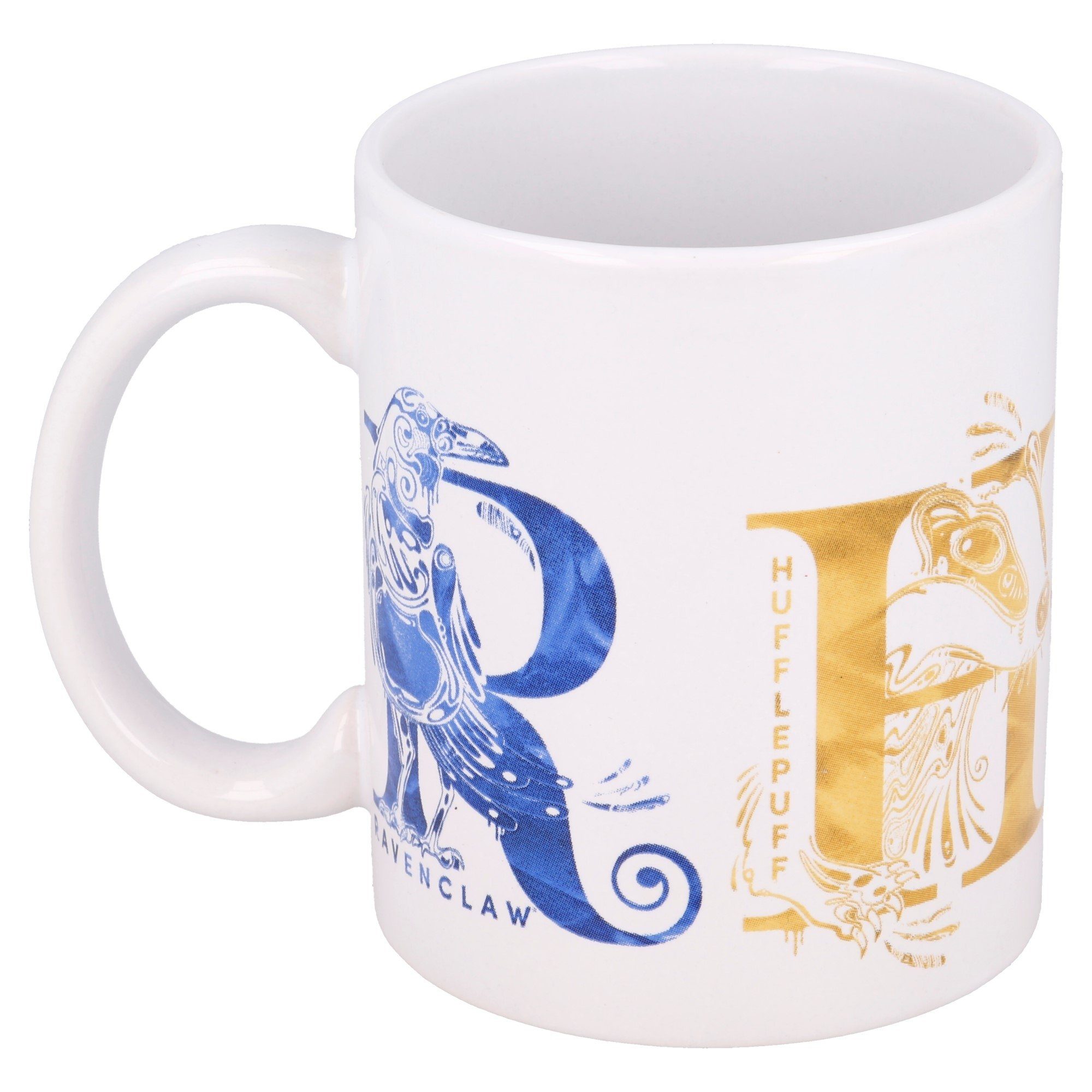 Harry Potter Tasse Harry Potter Hogwarts 4 Häuser Kaffeetasse Teetasse, Keramik, 330 ml