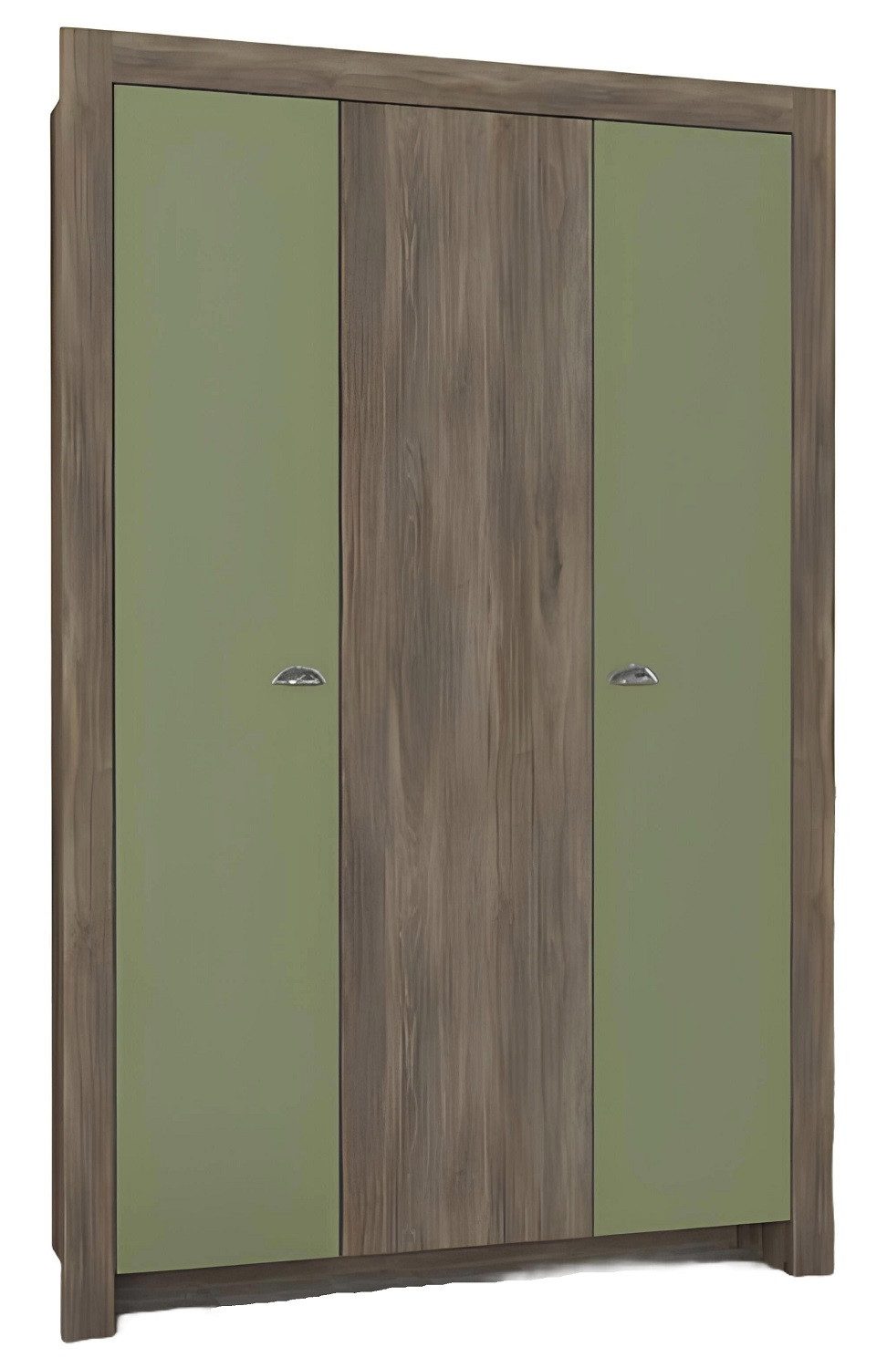 Xlmoebel Kleiderschrank Jugendzimmer-Schrank Luxuriöse Holzmöbel Modernes Design in Grün (Kleiderschrank) Hergestellt in Europa