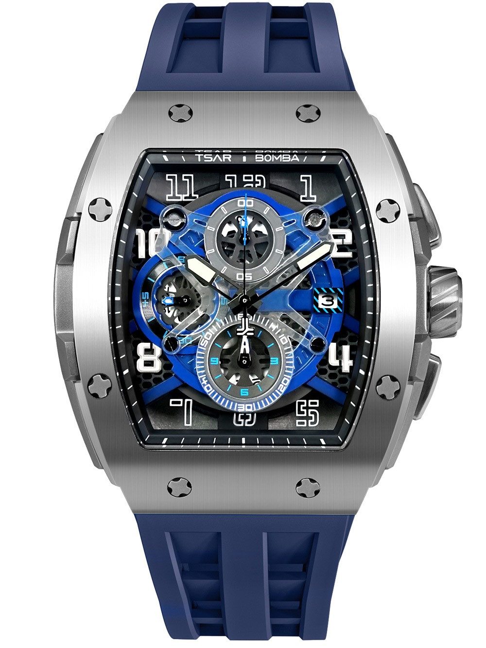 Tsar Bomba Quarzuhr Tsar Bomba TB8211Q-03 Herrenuhr Elementar Chronograph 52mm 5ATM Tsar Bomba TB8211Q-03 Herrenuhr Elementar Chronograph 52mm 5ATM