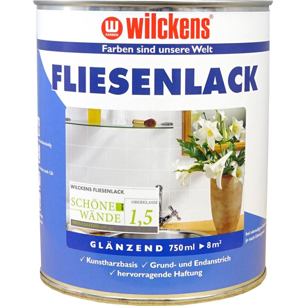 Wilckens Farben Fliesenlack, glänzend, Cremeweiß RAL 9001, 750 ml