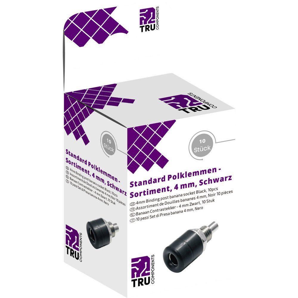 TRU COMPONENTS Laborsteckverbinder-Sortiment Buchse, Einbau vertikal Labor-Netzteil