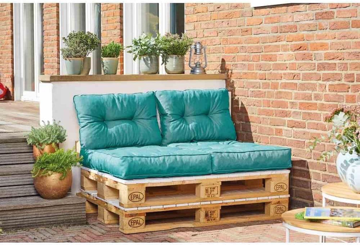 Siena Garden Bankauflage Palettenkissen 4er Set günstig online kaufen