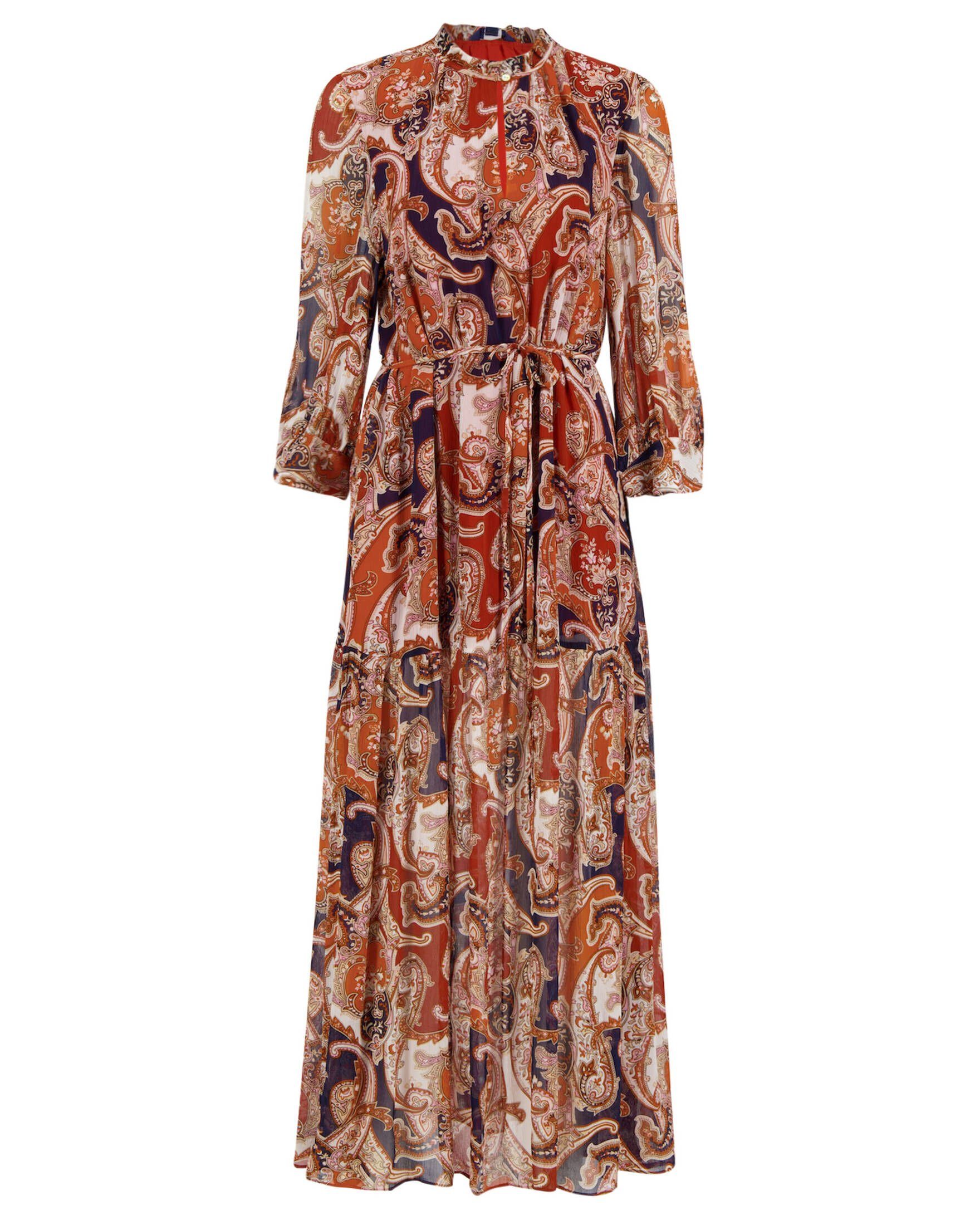 Gant Sommerkleid Damen Kleid D2. PAISLEY FLOUNCE MAXI DRESS (1-tlg)