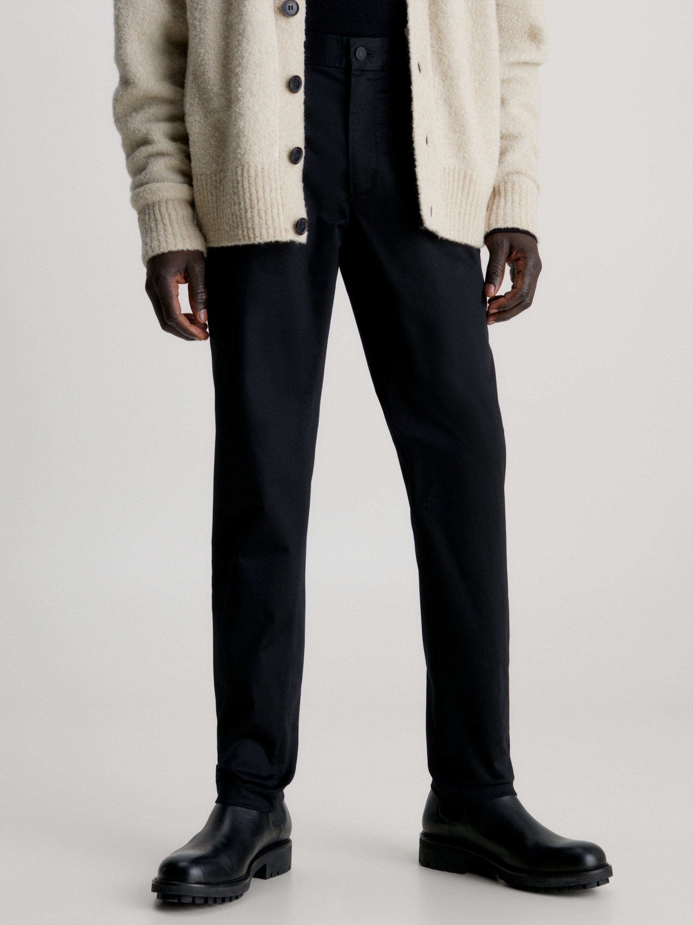 Calvin Klein Chinohose SATEEN STRETCH SLIM günstig online kaufen