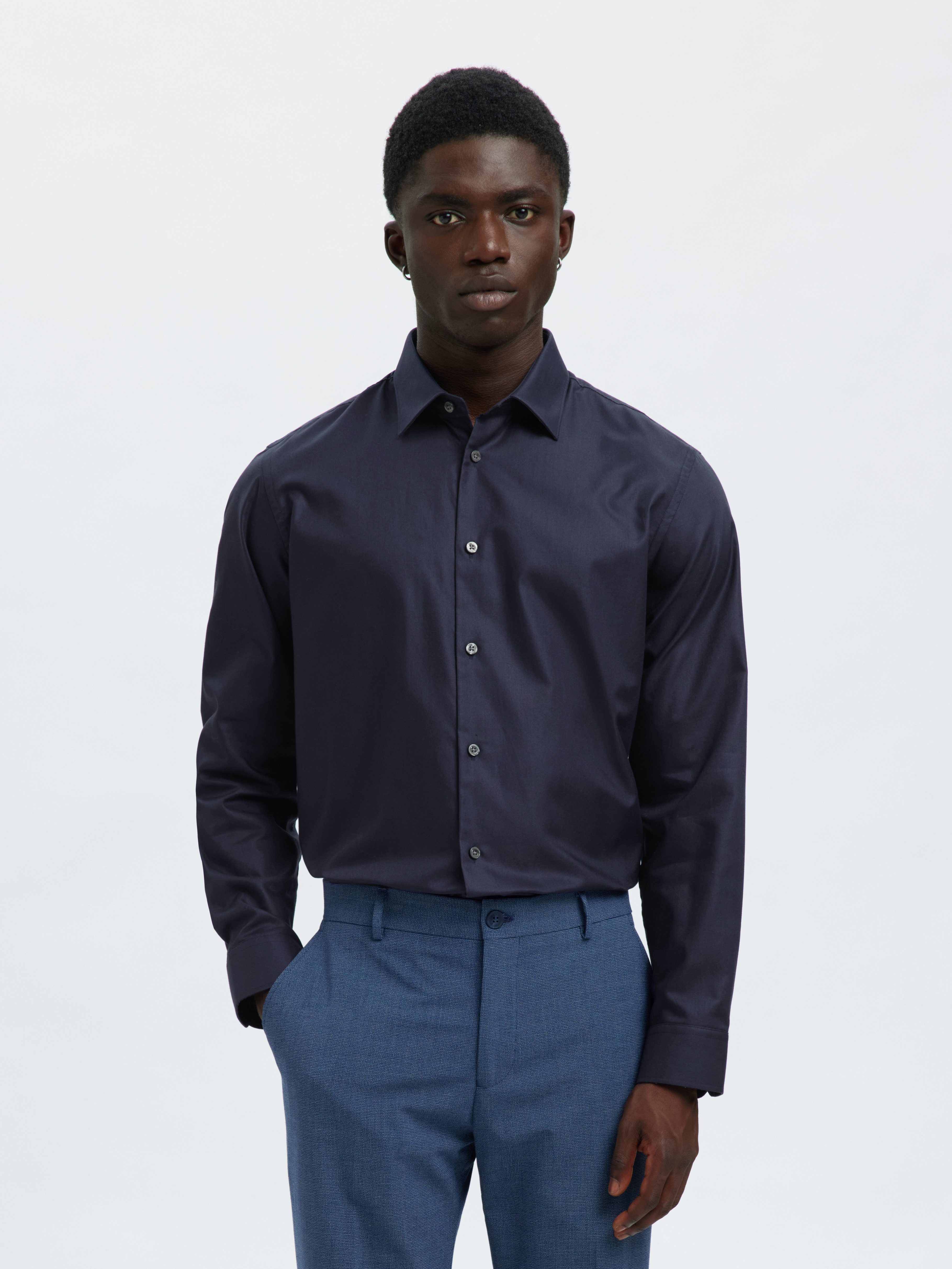 Selected Langarmhemd SLHSLIMCLARK SHIRT LS NOOS günstig online kaufen