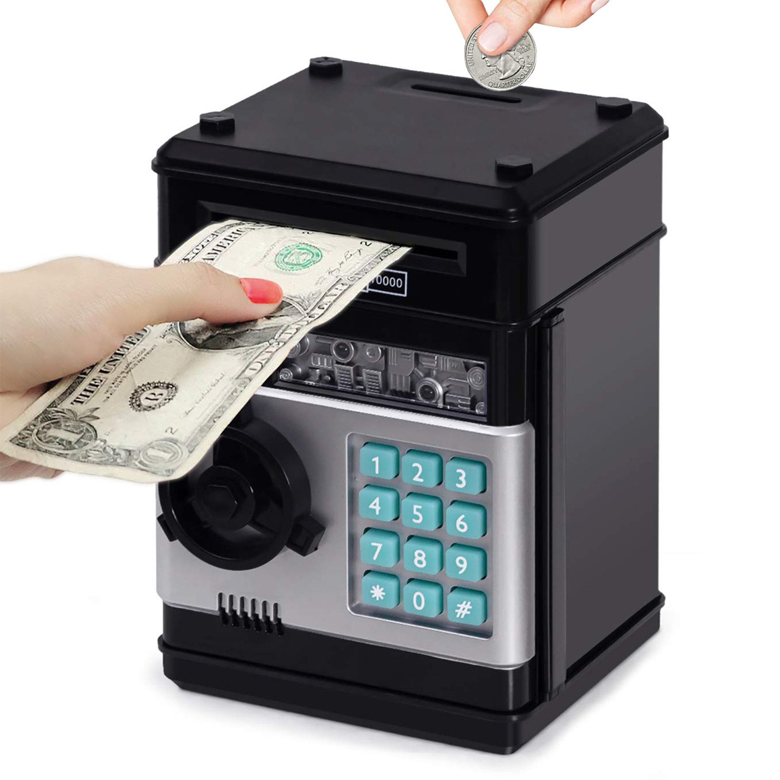 BlingBin Spardose Elektronische Sparschwein ATM Tresor Digitaler Geldautoma günstig online kaufen