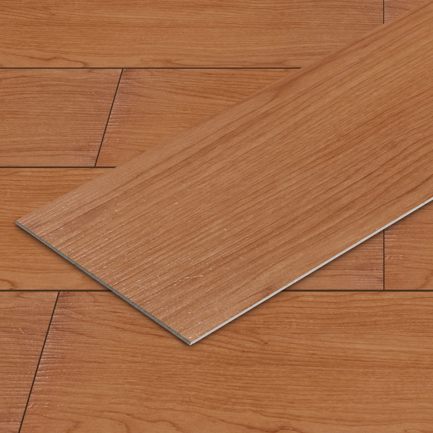 Clanmacy Виниловый ламинат 2,51/5 m² Hochwertige Design Vinylplanke selbstklebend, 18/36 Stück, Fußbodenheizung geeignet,schallhemmend