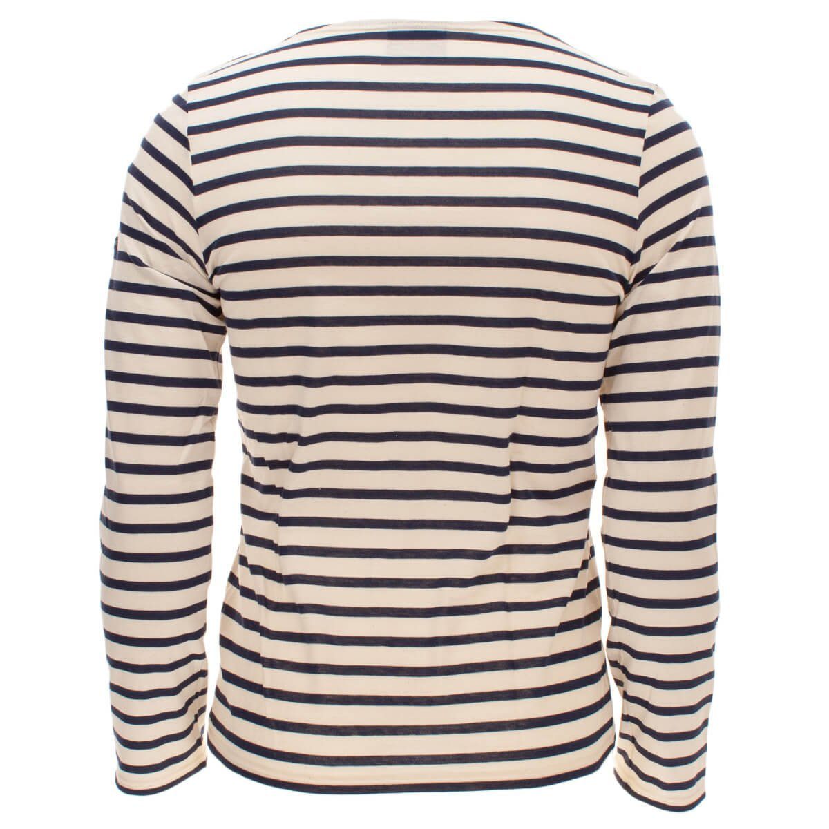 Saint James Langarmshirt 9858 Unisex Shirt Minquiers Modern mit Streifen aus Baumwolle