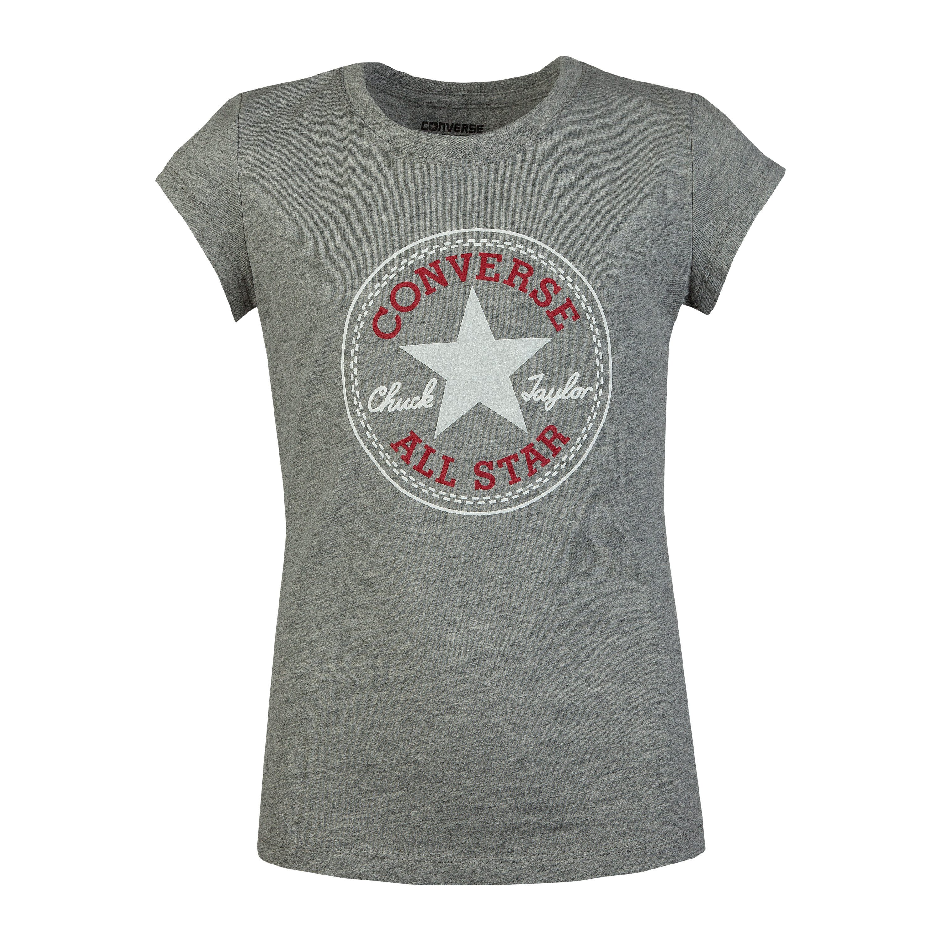 Converse T-Shirt CNVG TIMELS CHUCK PATCH TEE für Kinder, sportlicher Stil, Rundhalsausschnitt