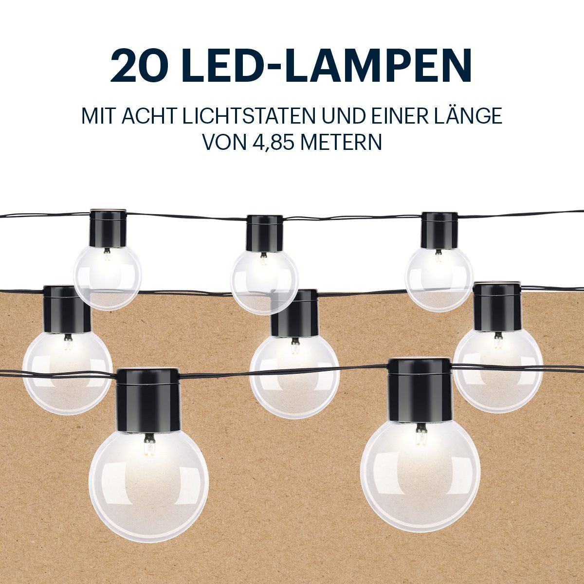 Grundig Lichterkette Grundig Solar Lichterkette 4,85 m
