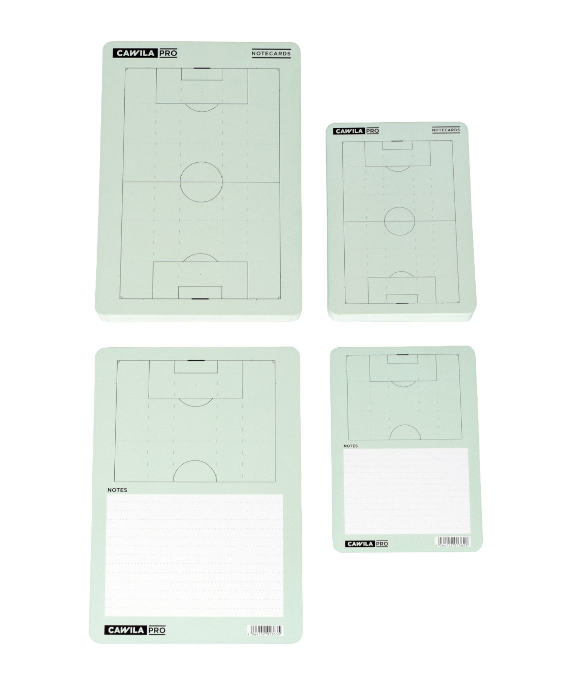 Cawila Trainingshilfe Cawila PRO Notecards, Fußball, 50 Karten, A6