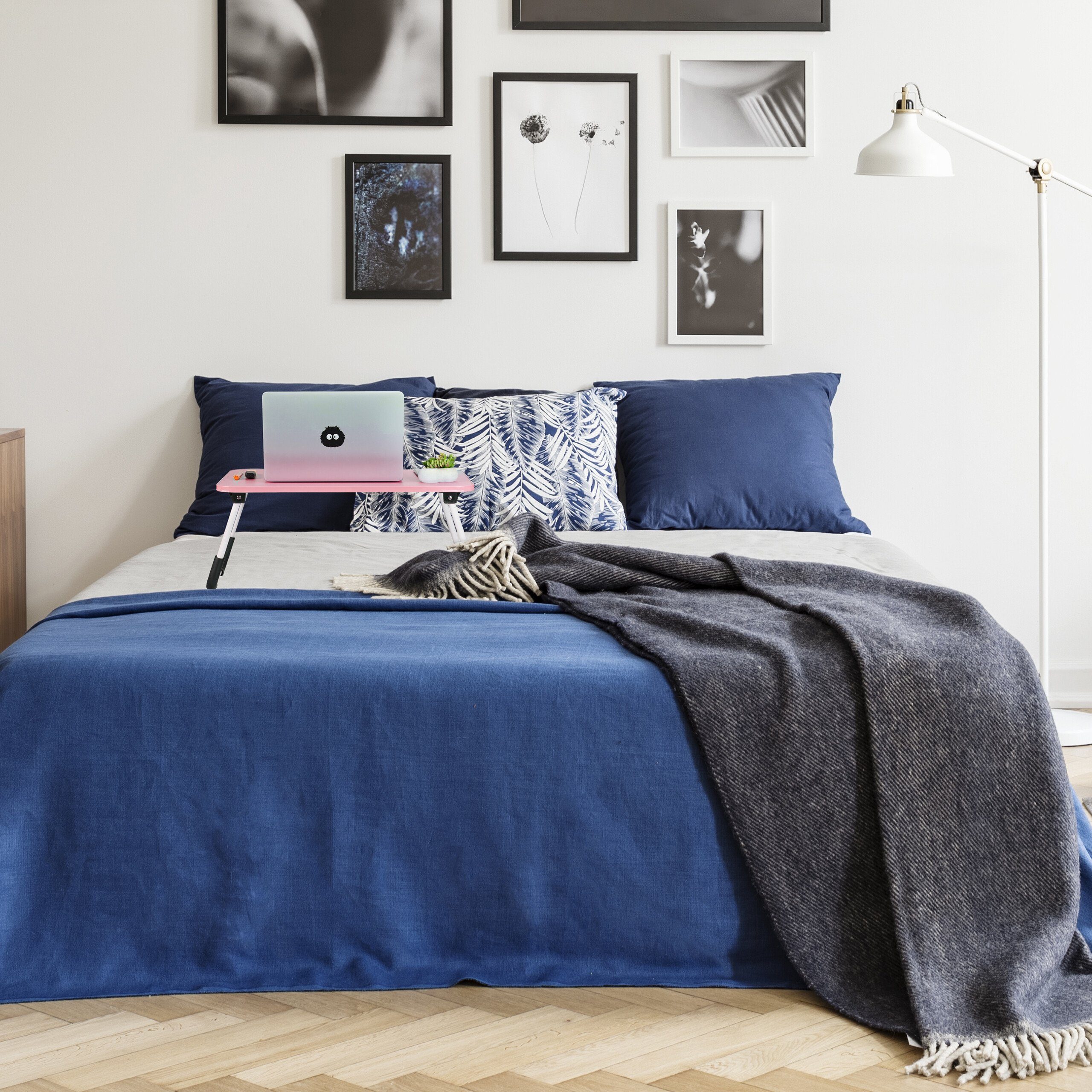 relaxdays Laptoptisch Pinker Laptoptisch günstig online kaufen