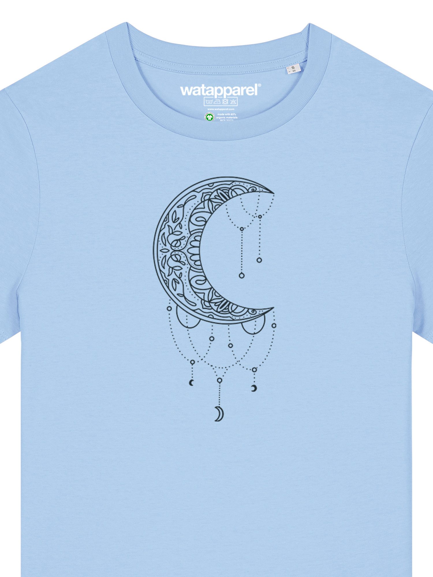 wat? Apparel T-Shirt Mandala Moon