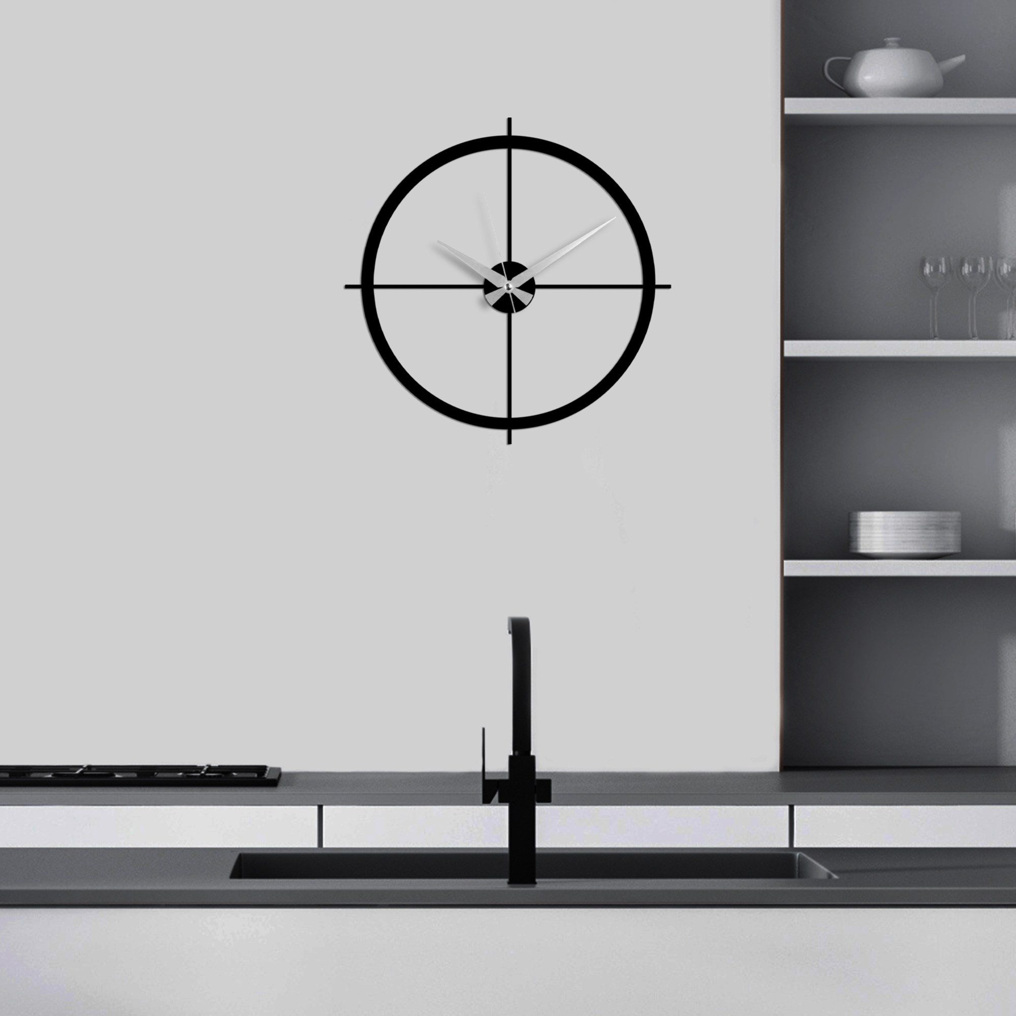 Wallity Wanduhr 100% METAL günstig online kaufen