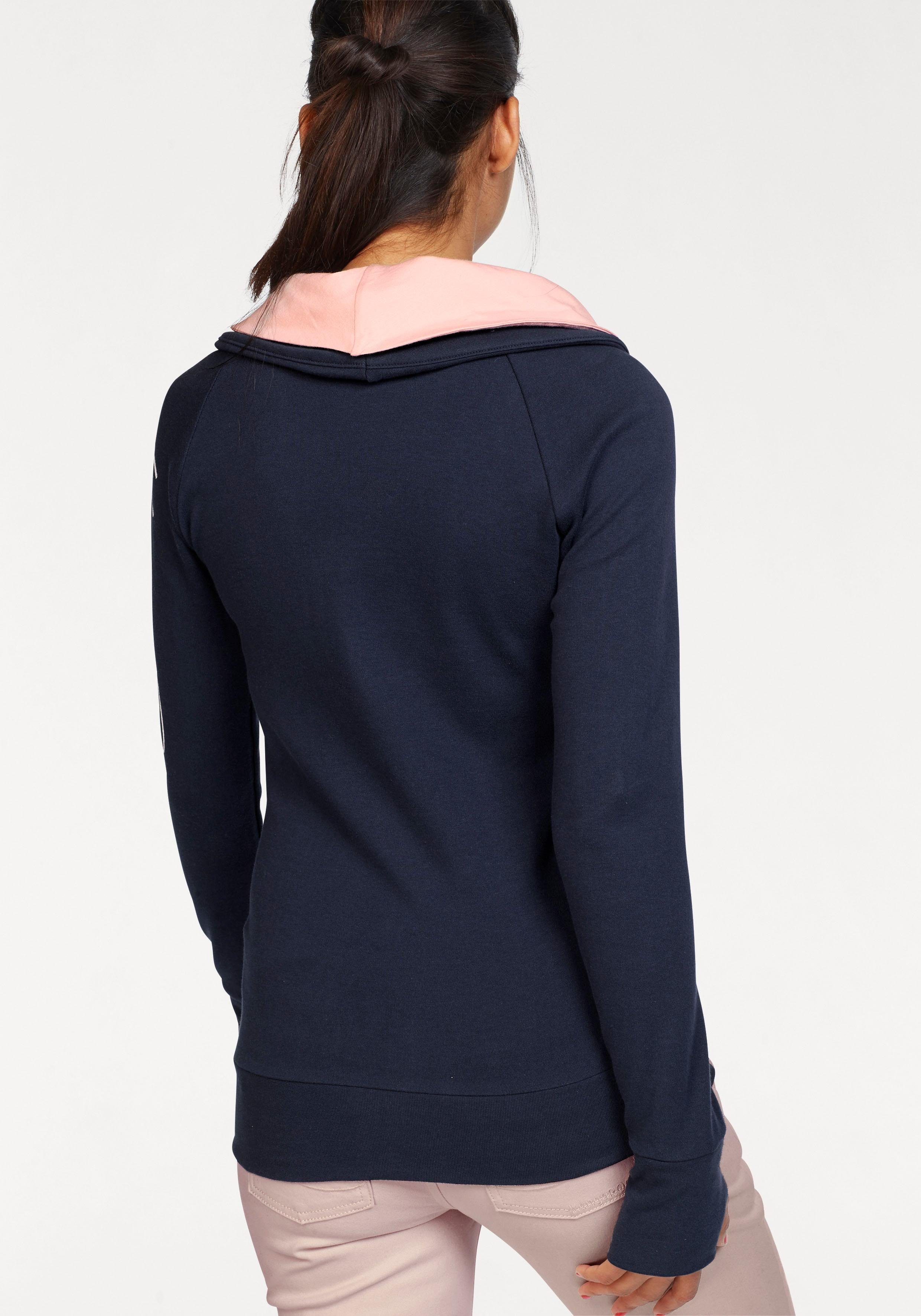 KangaROOS Longsweatshirt figurbetonter Schnitt, mit stylischem Logodruck günstig online kaufen