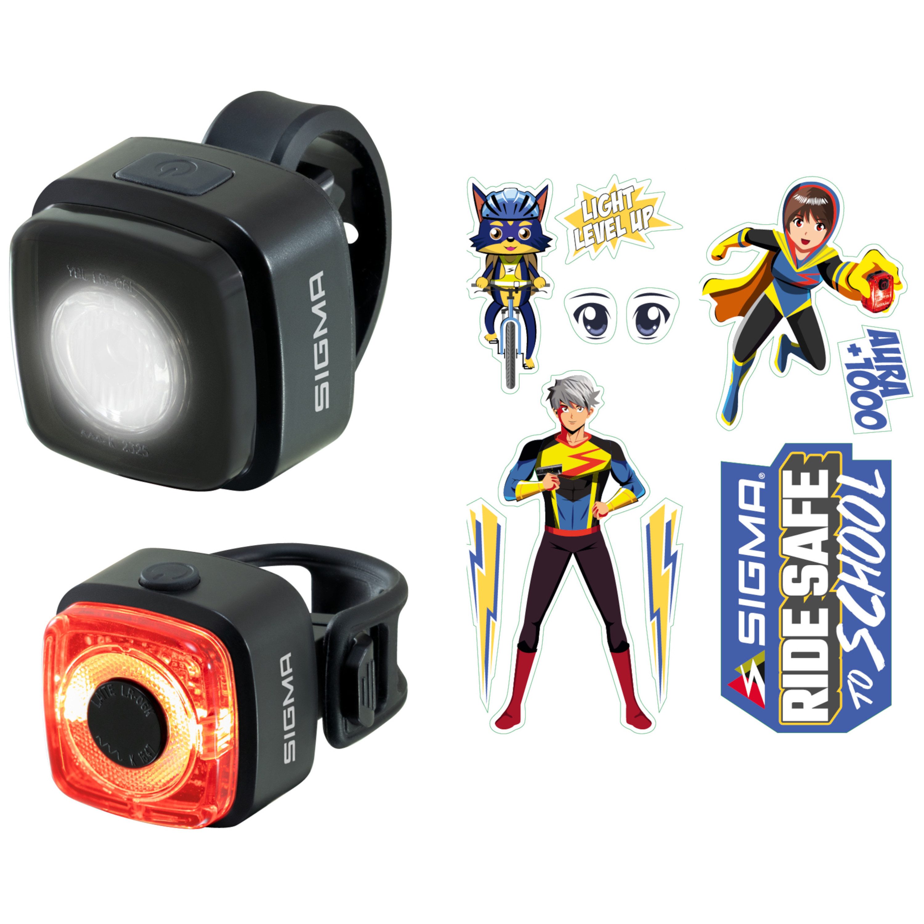 SIGMA Fahrrad-Frontlicht Aura Micro Set 15062 Fahrradlampe Fahrradlicht