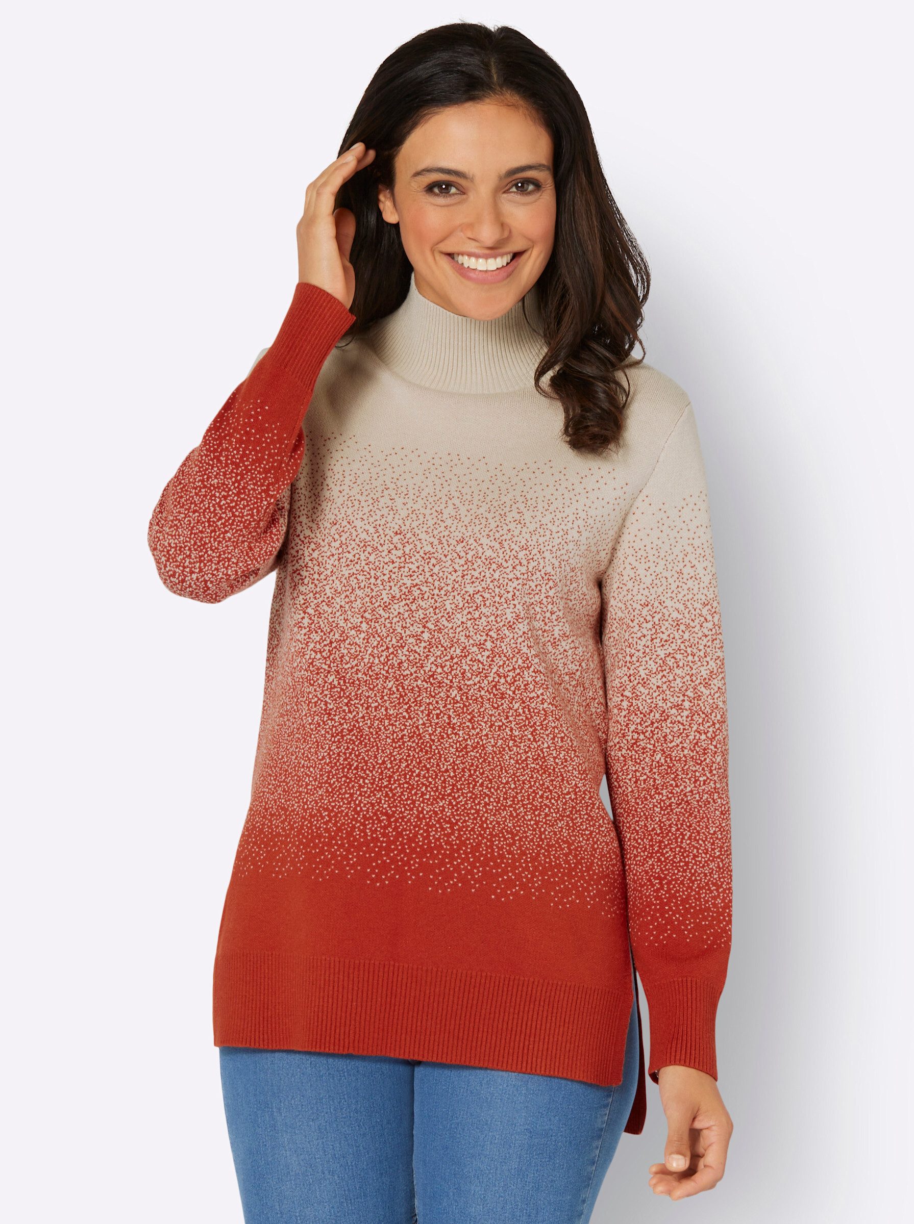 Strickpullover Longpullover