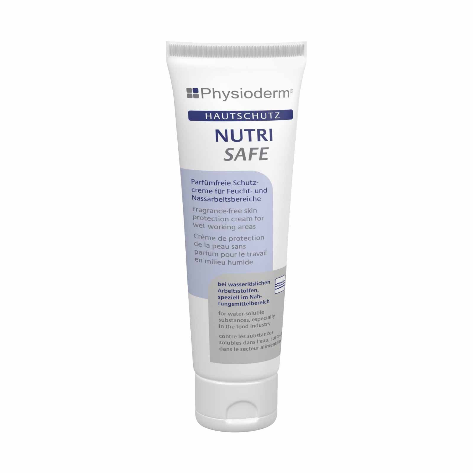 Handcreme Hautschutzcreme Safe, HACCP-konform, Physioderm Nutri Hautcreme, Gesichtscreme