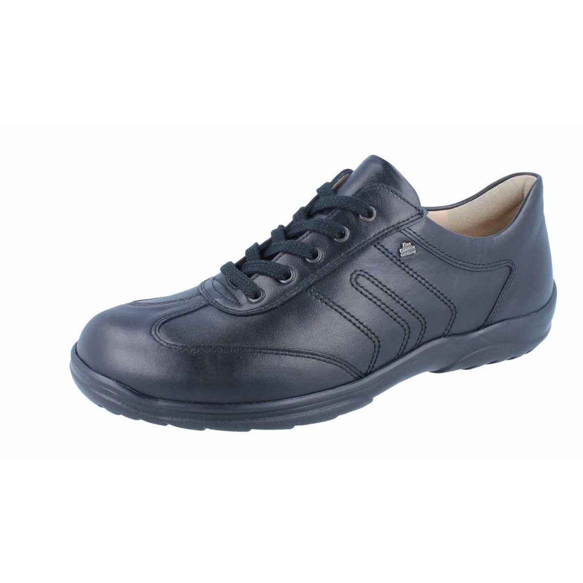 Komfort Schnürer für Herren in schwarz Schnürschuh