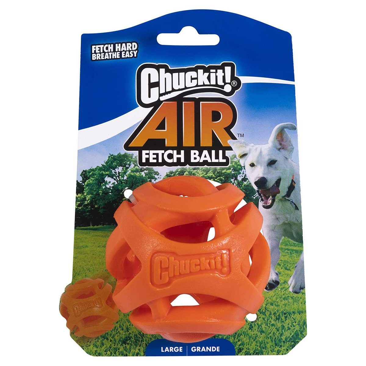 Chuckit Spielknochen Breathe Right Fetch Ball 1er Pack, Größe: L / Maße: 7,5 cm