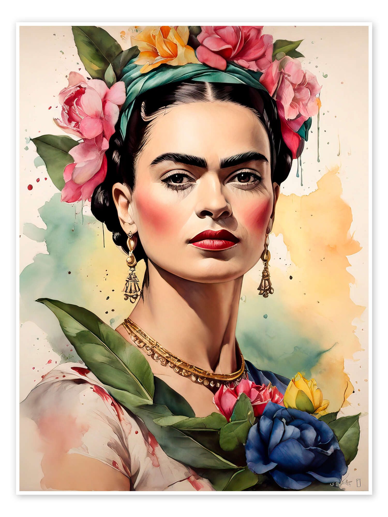 Posterlounge Poster nobelart, Frida Kahlo im günstig online kaufen