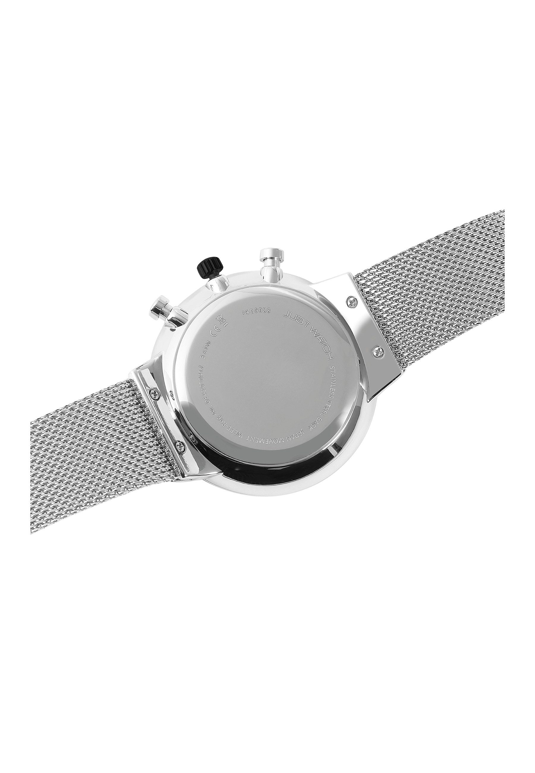 JUST WATCH Quarzuhr Jaxon Multifunktionsuhrwerk,Edelstahl, Meshband, Herren