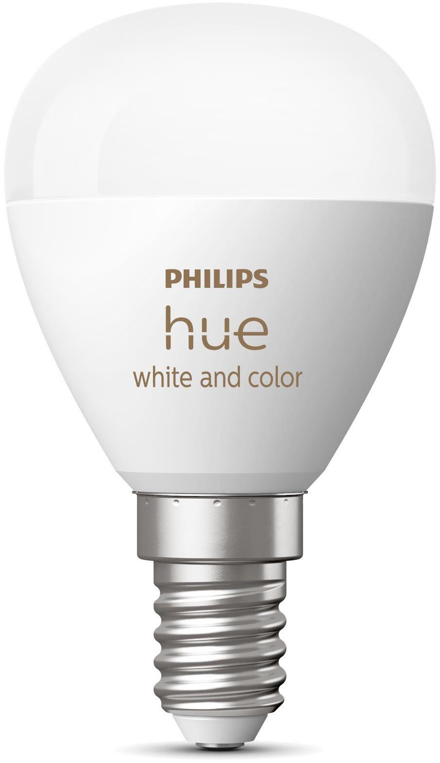 Philips Hue LED-Leuchtmittel White & Color Ambiance Luster, Tropfenform 470lm, E14, 1 St., Farbwechsler