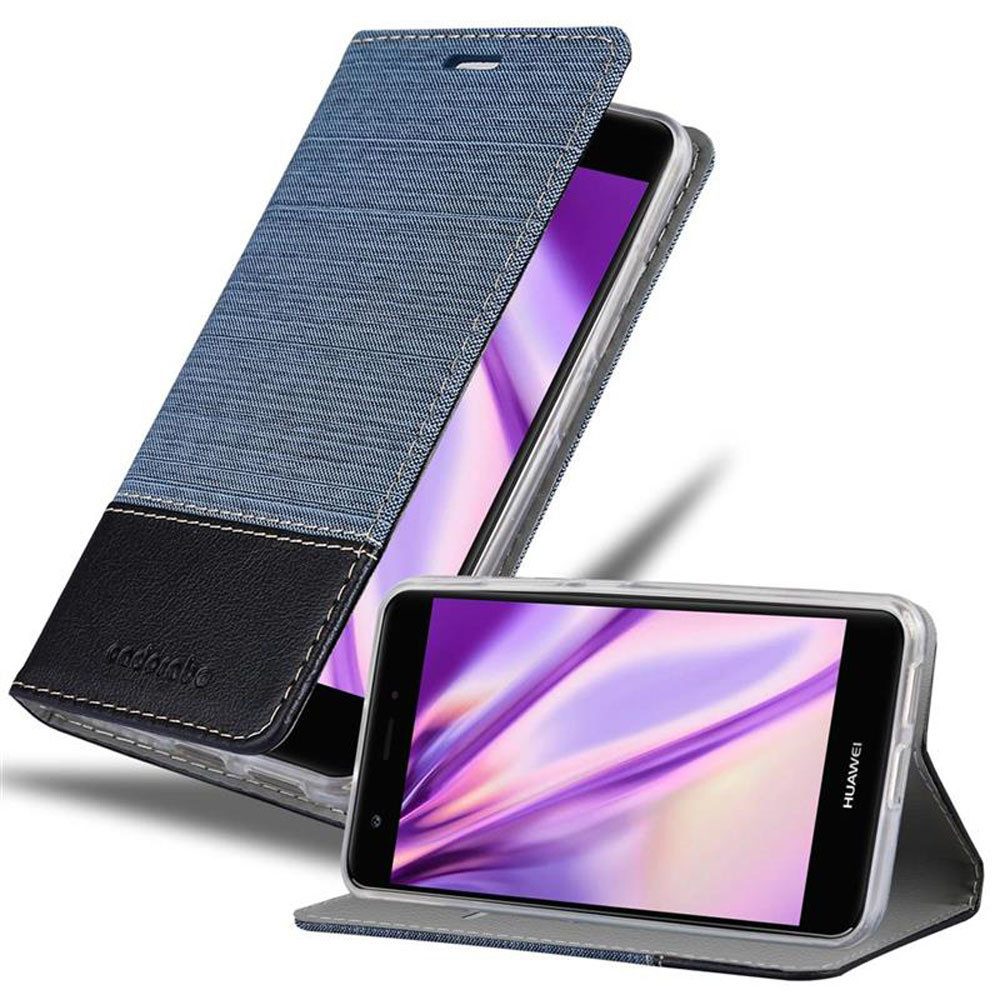 Cadorabo Handyhülle für Huawei NOVA Hülle Huawei NOVA, Klappbare Handy Schutzhülle - Hülle - mit Standfunktion und Kartenfach