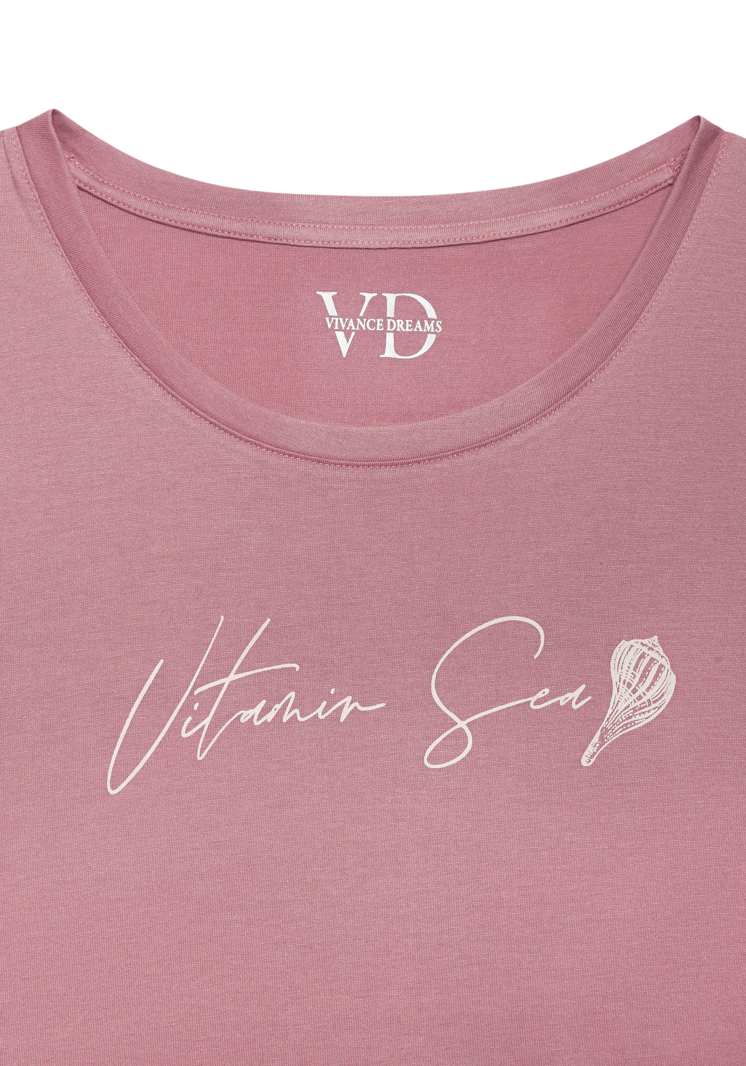 Vivance Dreams by Lascana Sleepshirt mit schönem Frontprint – Bild 5 von 5