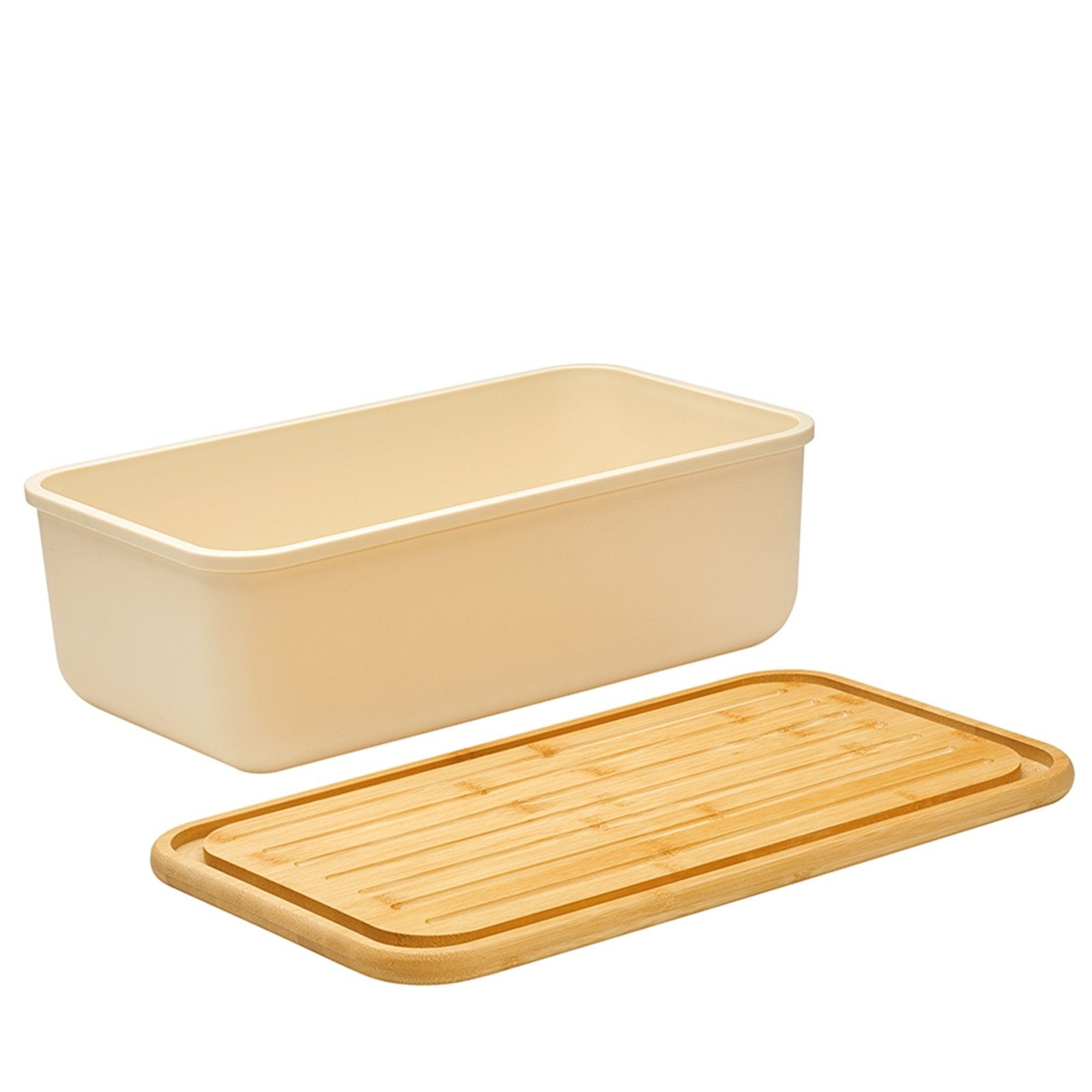 Brotkasten Loft, Kunststoff, Brottopf (Stück, rechteckig 1-tlg), Creme ZASSENHAUS Brotkasten Brotbox