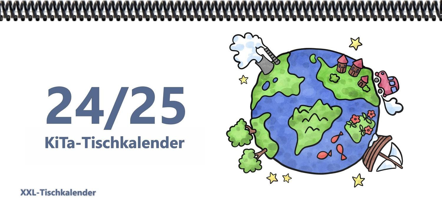 E&Z Verlag Gmbh Tischkalender KiTa - Tischkalender 2024/25