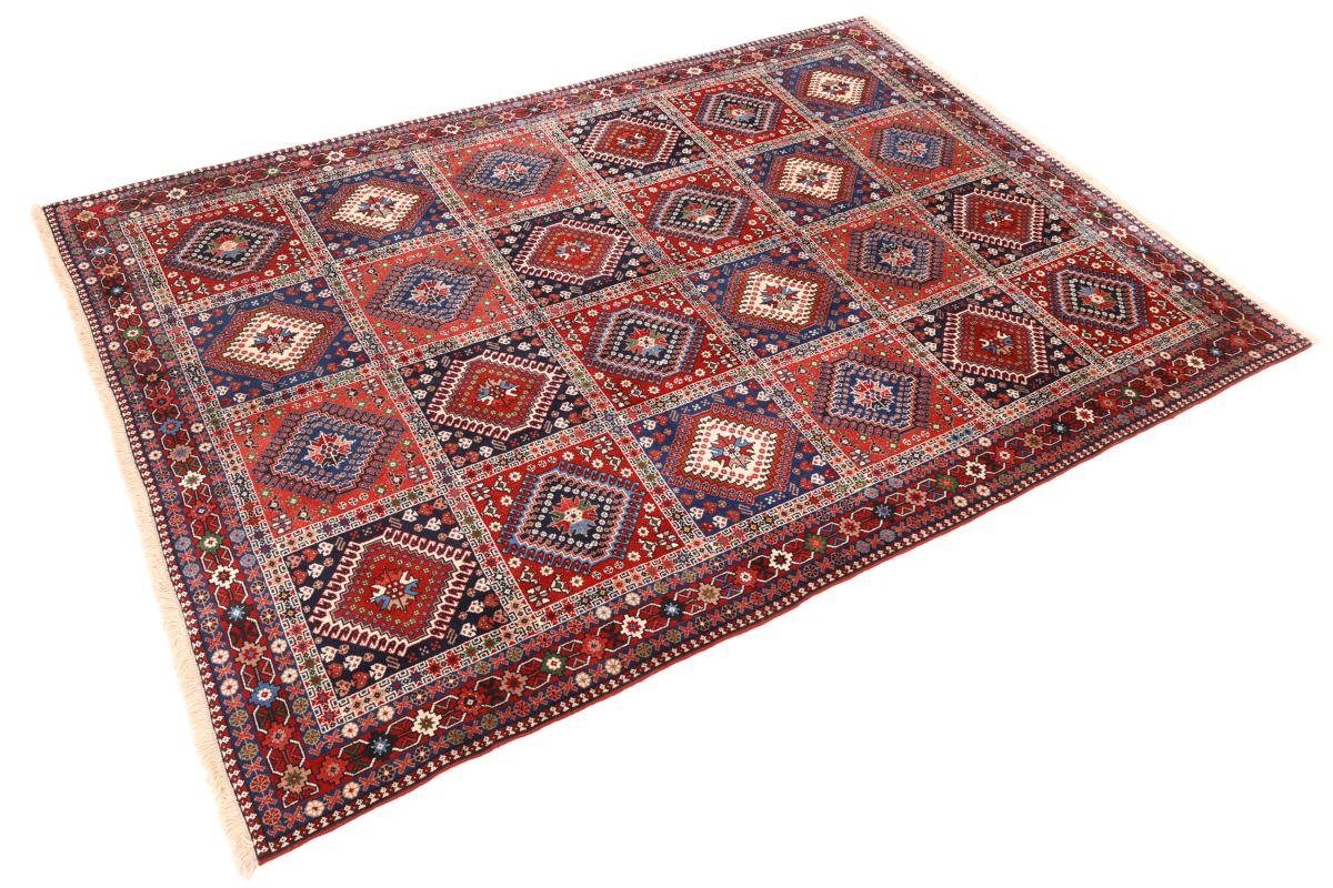 Orientteppich Trading, Orientteppich Yalameh Nain mm rechteckig, 12 Perserteppich, / Handgeknüpfter 199x287 Höhe: