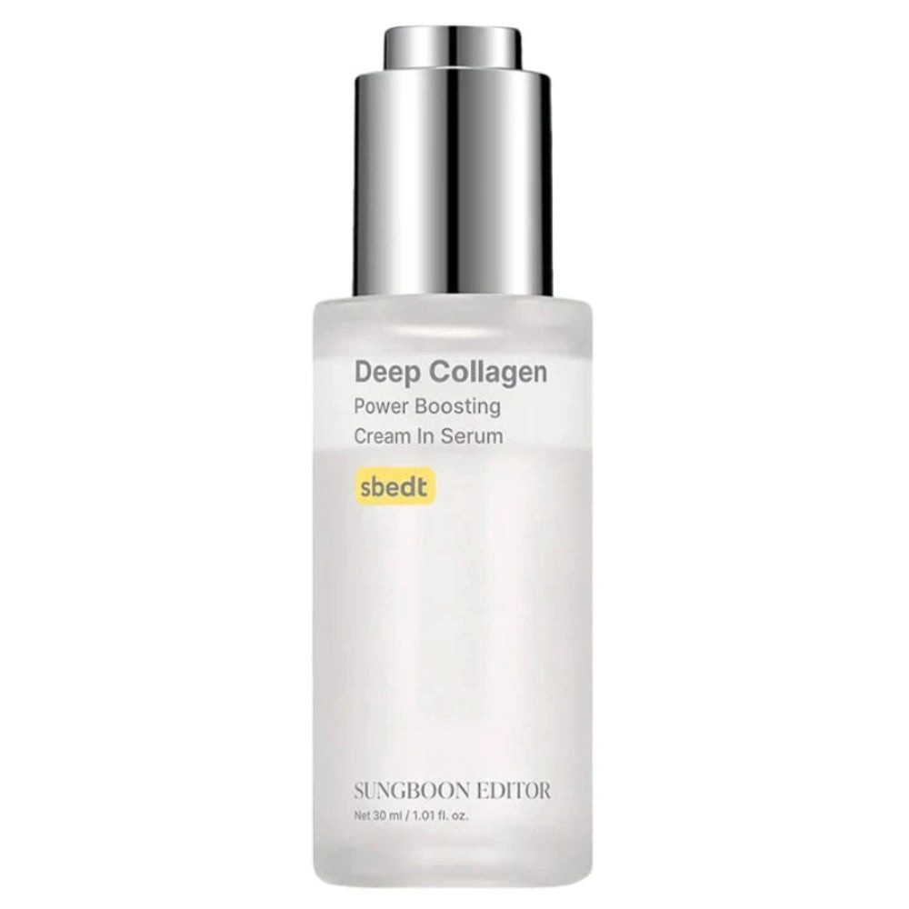 Sungboon Editor Gesichtsserum Sungboon Editor, Deep Collagen Power Boosting Cream In Serum - 30 ml, Serum-Creme-Hybrid mit Kollagen- und Hyaluron-Komplex