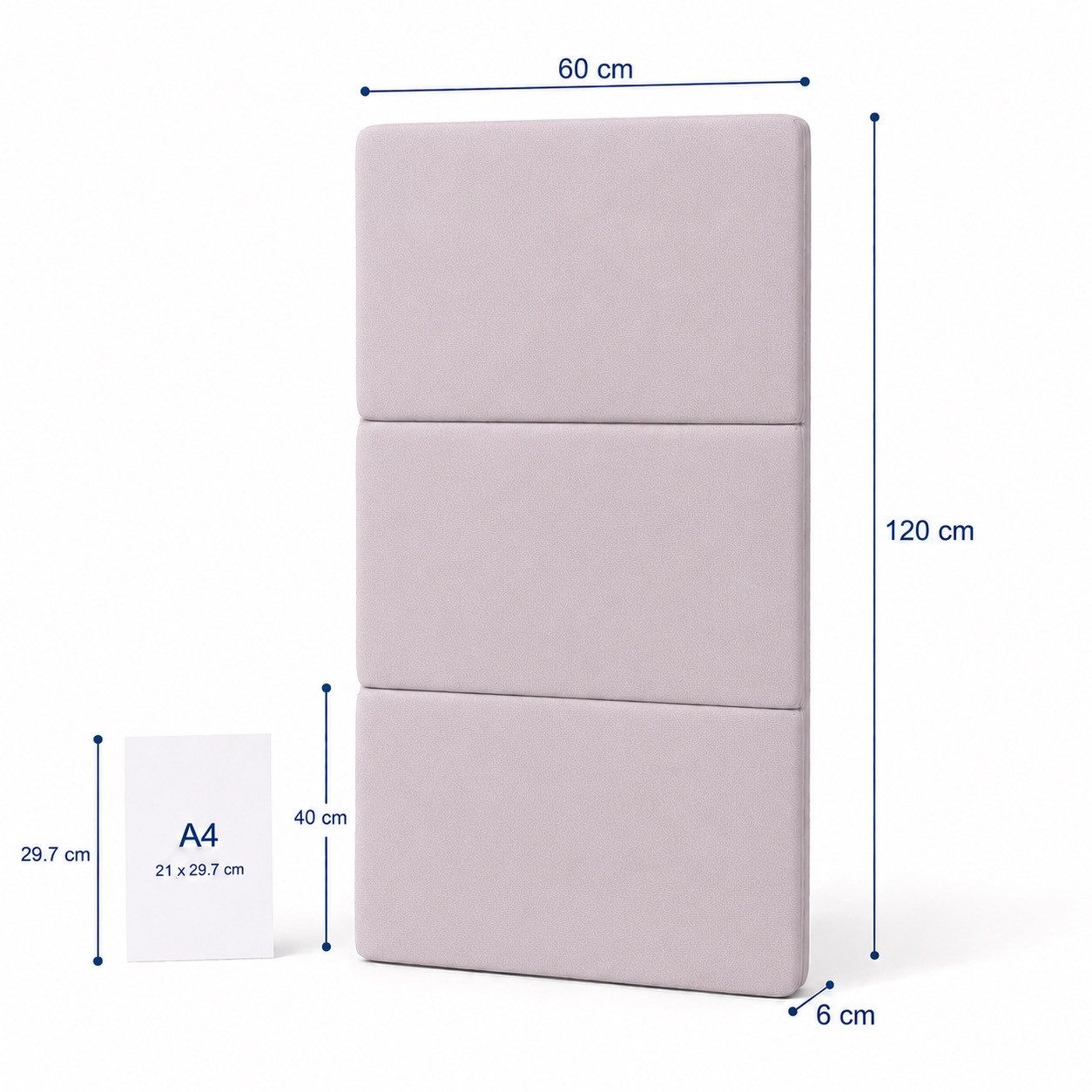 Reisebett-Matratzen Reisebettmatratze, Alvi®, 6 cm hoch, inklusive Tragetasche – Bild 4 von 5