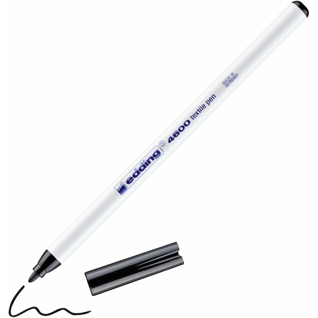 edding 4600 Textilmarker schwarz 1,0 mm