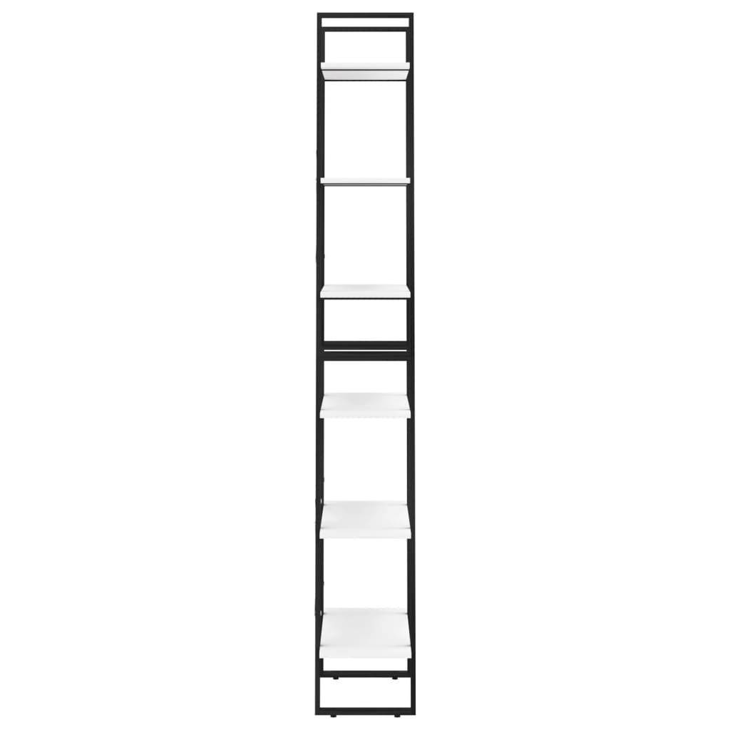 LxBxH: Weiß möbelando Regal Metall, in Holzwerkstoff cm, aus 3007030, 30x60x210