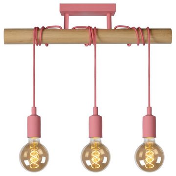 click-licht Hängeleuchte Pendelleuchte Pola in Rosa E27 3-flammig, Farbe: Rosa, Leuchtmittel enthalten: Nein, warmweiss, Hängeleuchte, Pendellampe, Pendelleuchte