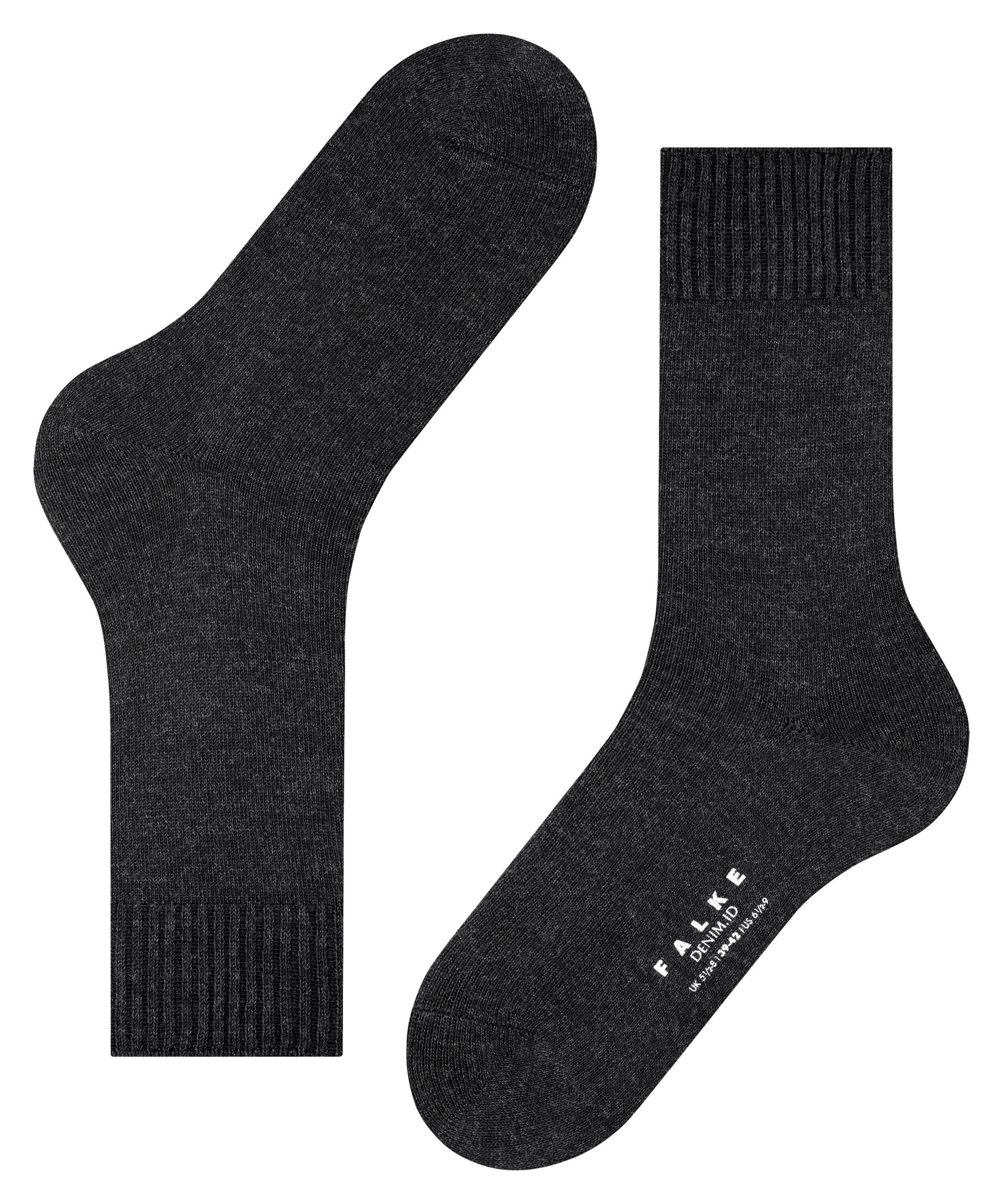 Denim.ID anthra.mel (1-Paar) Socken FALKE (3081)