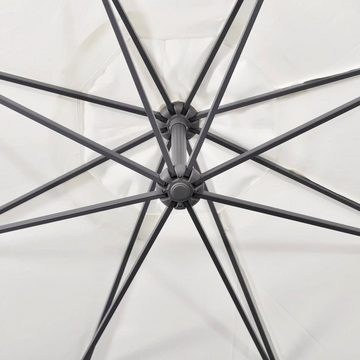 vidaXL Sonnenschirm Ampelschirm mit Alu-Mast 350 cm