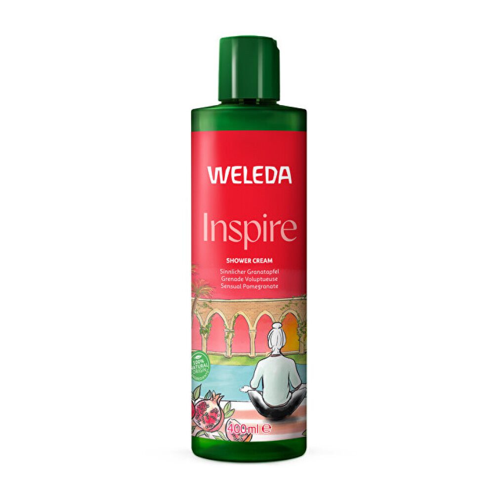 WELEDA Körperpflegemittel Inspire Granatapfel-Duschcreme (Duschcreme) 400 ml