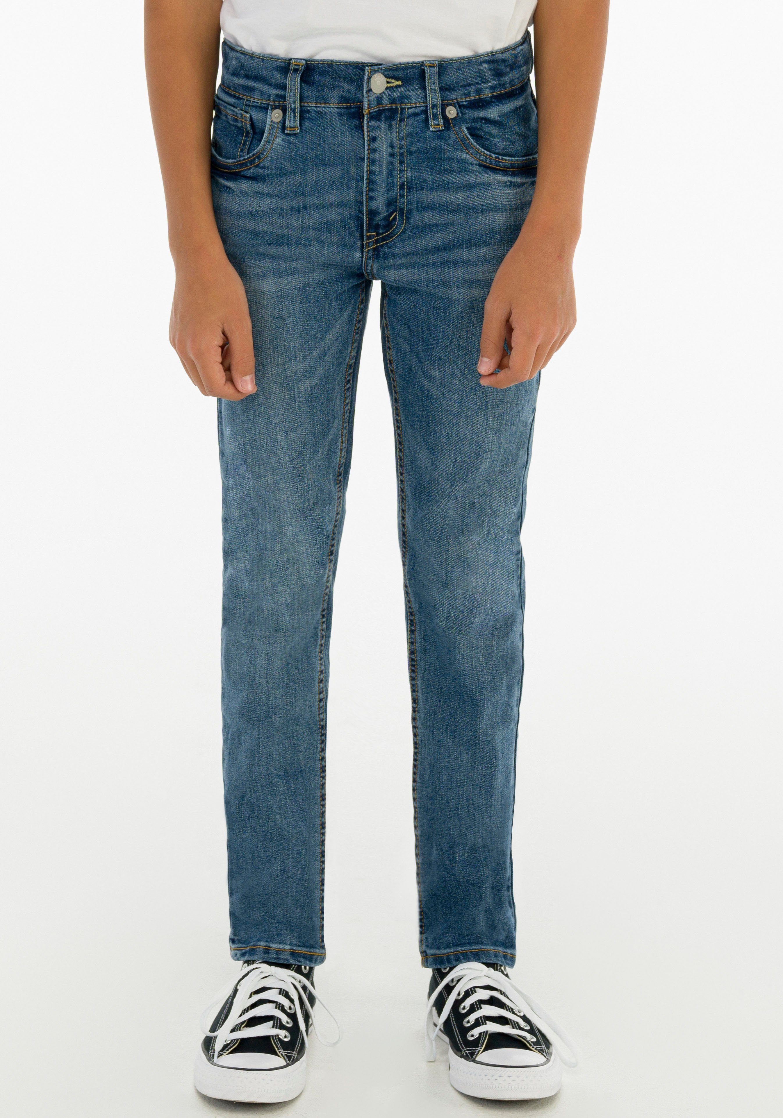 Levi's® 510 Kids FIT used denim mid SKINNY bue JEANS Skinny-fit-Jeans BOYS for