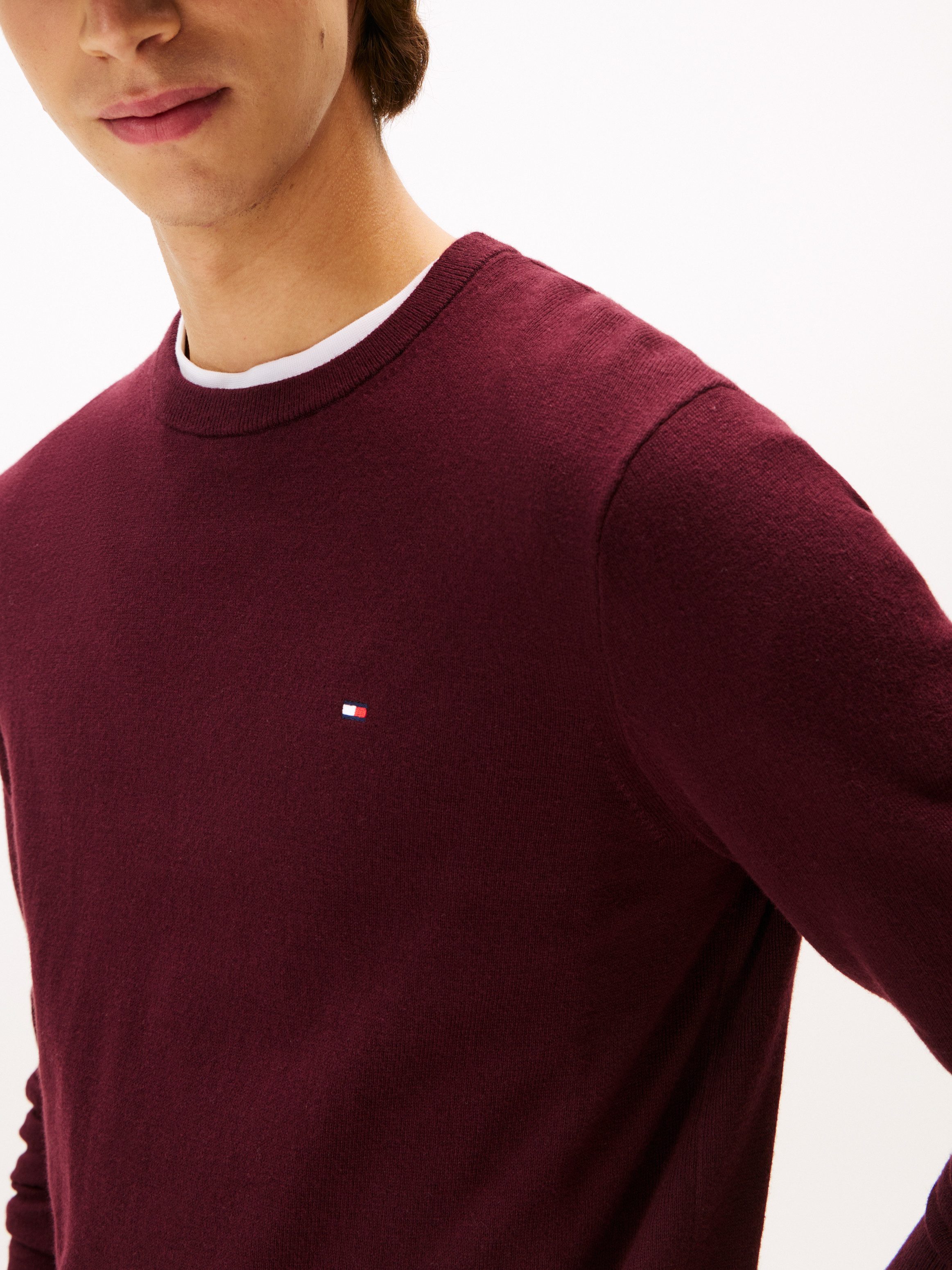 Tommy Hilfiger Rundhalspullover PIMA ORG CTN günstig online kaufen
